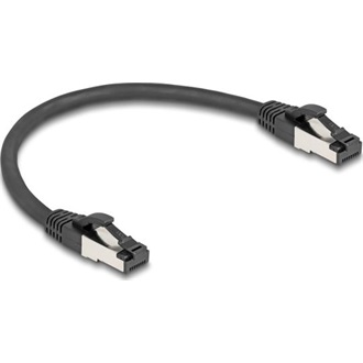 Delock RJ45 hálózati kábel Cat.8.1 S/FTP 0,25 m fekete