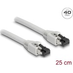 Delock RJ45 hálózati kábel Cat.8.1 S/FTP 0,25 m szürke