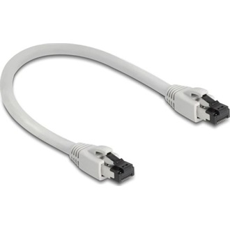 Delock RJ45 hálózati kábel Cat.8.1 S/FTP 0,25 m szürke