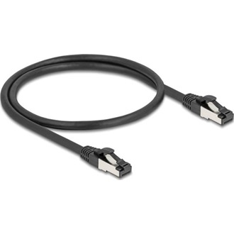 Delock RJ45 hálózati kábel Cat.8.1 S/FTP 0,5 m fekete