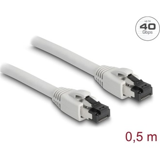 Delock RJ45 hálózati kábel Cat.8.1 S/FTP 0,5 m szürke
