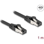 Delock RJ45 hálózati kábel Cat.8.1 S/FTP 1 m fekete