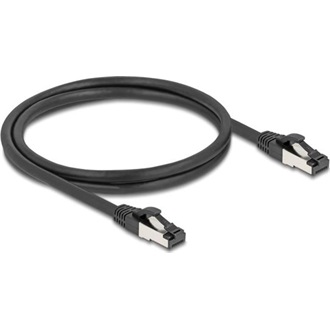 Delock RJ45 hálózati kábel Cat.8.1 S/FTP 1 m fekete