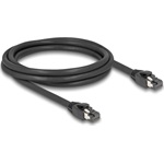 Delock RJ45 CAT8.1 S/FTP -> RJ45 CAT8.1 S/FTP M/M adatkábel 2m fekete