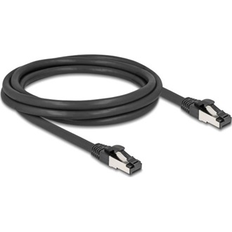 Delock RJ45 hálózati kábel Cat.8.1 S/FTP 2 m fekete