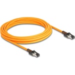Delock RJ45 CAT6A S/FTP -> RJ45 CAT6A S/FTP M/M adatkábel 5m narancssárga