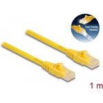 Delock RJ45 CAT6A U/UTP -> RJ45 CAT6A U/UTP M/M adatkábel 1m sárga gyors kereső funkció