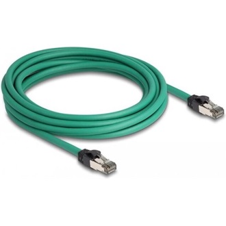 Delock PROFINET RJ45 CAT5e SF/UTP -> RJ45 CAT5e SF/UTP M/M adatkábel 5m zöld