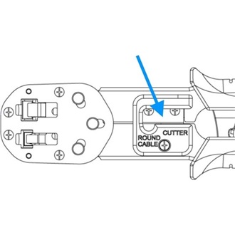 Delock RJ45 krimpelő + vágó pengekészlet 2 darab a Delock 86450-hez