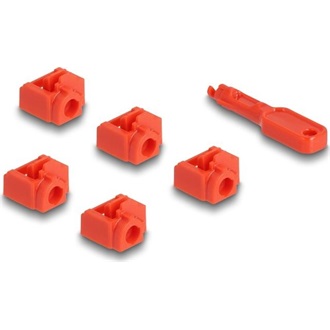 Delock RJ45 port blokkoló szett RJ45 anyához 10 db.-os