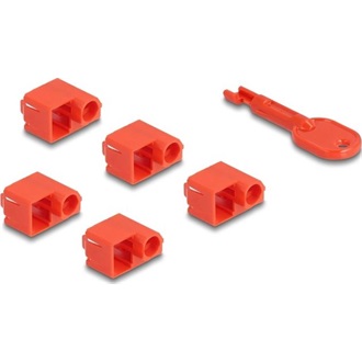Delock RJ45 port blokkoló szett RJ45 apához 10 db.-os