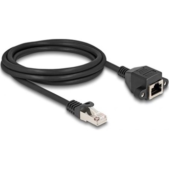 Delock RJ50 S/FTP -> RJ50 S/FTP M/F adatkábel hosszabbító 2m fekete
