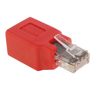 Delock RJ45 crossover CAT5 UTP - RJ45 crossover CAT5 UTP M/F adapter piros