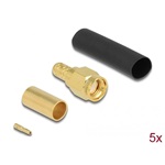 Delock RP-SMA apa LMR200 krimpelésére illeszkedő süllyesztő csővel