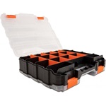 Delock Rendező doboz 34 egységgel, 320 x 270 x 80 mm méretben, narancs és fekete