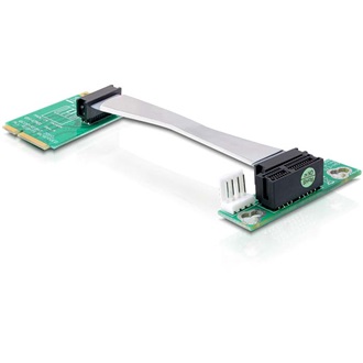 Delock mini PCI-E x1 -> PCI-E x1 Riser card (13cm, bal)
