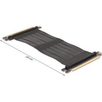 Delock Riser kártya PCI Express 3.0 x16 apa x16 apa, 20 cm-es kábellel