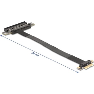 Delock Riser kártya PCI Express 3.0 x1 x1 apa x8-as bővítőhelyre, 30 cm-es kábellel