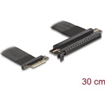 Delock Riser kártya PCI Express 3.0 x4 x4 apa x16 foglalatba, 30 cm-es kábellel