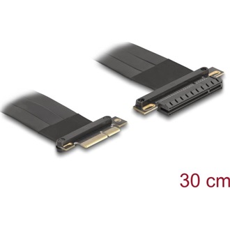 Delock Riser kártya PCI Express 3.0 x4 x4-es apa x8-as bővítőhelyre, 30 cm-es kábellel