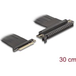 Delock Riser kártya PCI Express 3.0 x8 x8 apa x16 foglalatba, 30 cm-es kábellel