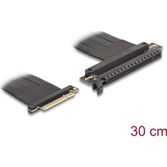 Delock Riser kártya PCI Express 3.0 x8 x8 apa x16 foglalatba, 30 cm-es kábellel