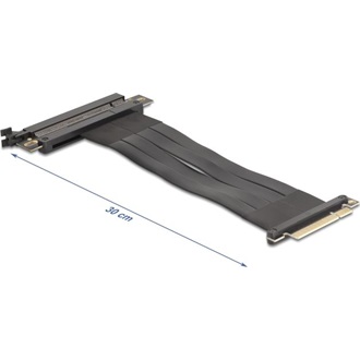 Delock Riser kártya PCI Express 3.0 x8 x8 apa x16 foglalatba, 30 cm-es kábellel