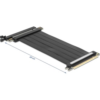 Delock Riser kártya PCI Express 4.0 x16-os x16-os csatlakozóhelyre, 30 cm-es kábellel