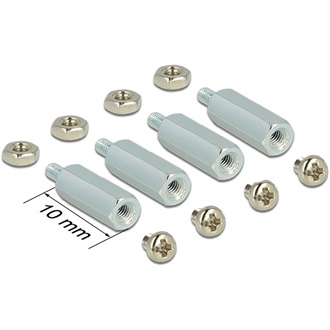 Delock rögzítőkészlet Raspberry Pi-hez 10mm 4db