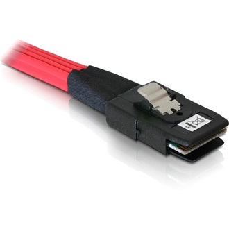 Delock SAS mini SFF-8087 4 Molex Power 4pin -> 4 SAS SFF 8482 M/M adatkábel 0.5m