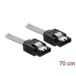 Delock SATA3 -> SATA3 M/M adatkábel 0.7m átlátszó