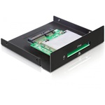 Delock 3,5" CFast kártyaolvasó fekete +slot bracket