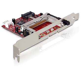 Delock 3,5" Compact Flash + Micro Drive kártyaolvasó fekete