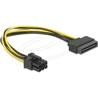 Delock SATA Power -> Power 6pin PCIe M/M adapter