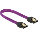Delock SATA3 -> SATA3 F/F adatkábel 0.2m lila premium