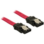Delock SATA F/F adatkábel 0.7m piros