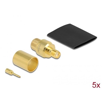 Delock SMA anya LMR400 krimpelésére illeszkedő süllyesztő csővel