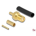 Delock SMA anya RG-174 / RG-316 krimpelésére illeszkedő süllyesztő csővel