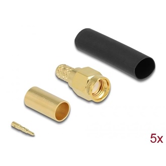 Delock SMA apa LMR200 krimpelésére illeszkedő süllyesztő csővel