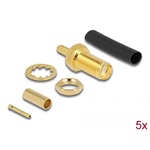 Delock SMA apa válaszfal RG-174 / RG-316 krimpeléséhez megfelelő süllyesztő csővel