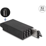 Delock Slim Mobil Rack 4 x M.2 NVMe SSD-hez Slim SAS SFF-8654 konnektorral