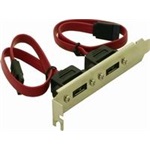 Delock 2db SATA -> 2db eSATA F/F hátlapi kivezetés 0.45m