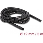 Delock Spirál flexibilis tömlő 2 m x 12 mm fekete