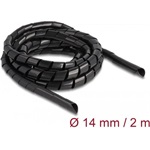 Delock Spirál flexibilis tömlő 2 m x 14 mm fekete