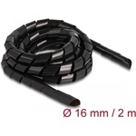 Delock Spirál flexibilis tömlő 2 m x 16 mm fekete