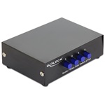Delock 4-portos video switch fekete RCA