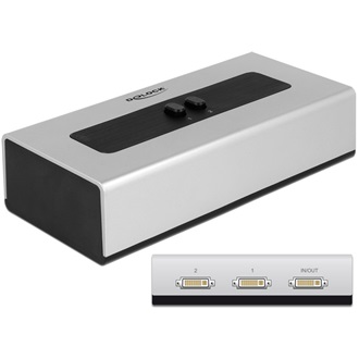 Delock 2 portos DVI switch manuális