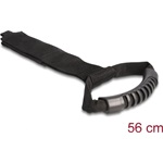 Delock Szállító pánt tépőzáras rögzítővel Hx 560 x Sz 50 mm fekete 2 db.