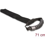 Delock Szállító pánt tépőzáras rögzítővel Hx 710 x Sz 50 mm fekete 2 db.