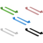 Delock Szilikon kábelkötegelo újrahasznosítható 10 darabos csomagban választható színekben